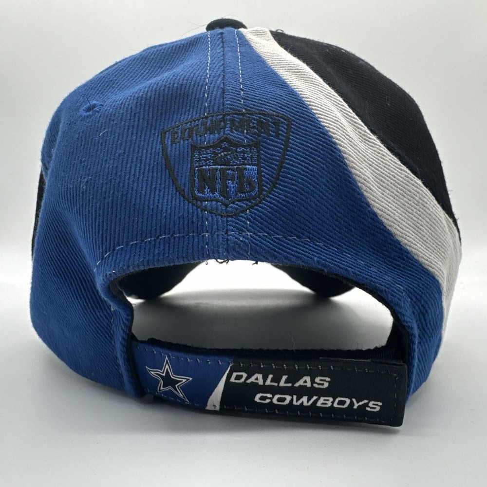 Vintage Dallas Cowboys Big Star Logo Cap Reebok NFL Blue/Black/White - Picture 3 of 9